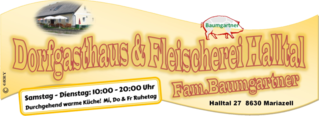 Logo Dorfgasthaus & Fleischerei Halltal