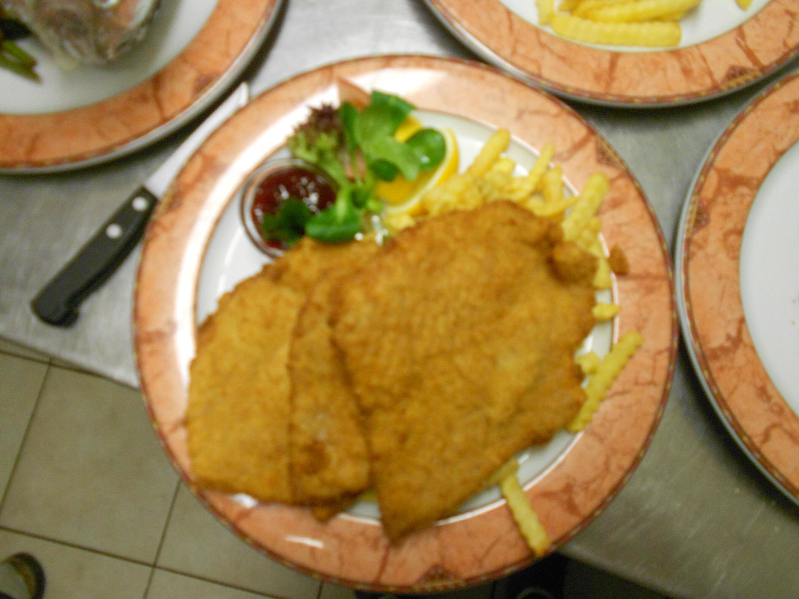 Wiener Schnitzel im Dorfgasthaus Halltal